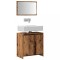Gossi set mobilier de baie, 2 piese, lemn vechi, lemn prelucrat