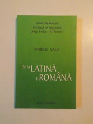 De la latina la romana / Marius Sala foto