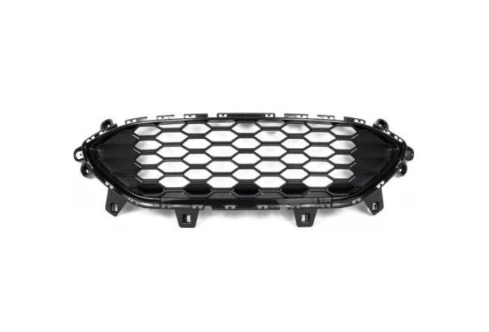 Grila radiator Ford Kuga, 12.2019-05.2024; Escape, 04.2019-, model: ST-Line, montare fata, lucios, negru/negru, RapidAuto