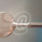 Lingura/spatula tort, argintata, 25 cm