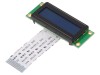 Afișaj LCD Alfanumeric 16x2 LED DISPLAY ELEKTRONIK DEM 16223 SBH-PW-N FSTN Positive HD44780 16 Pini 4.7-5.3V DC