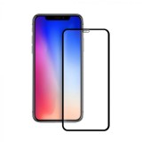 Folie din sticla pentru iPhone Xs Max, Transparent - Negru, SOHO