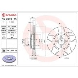 Set disc frana Ford B-Max (Jk) 10.12-, B-Max Van (Jk) 08.12-, Fiesta Sedan 04.10-04.17, Fiesta 6 (Cb1 Ccn) 06.08-04.17, Fiesta 6 Van 08.08-04.17, Tou, BREMBO