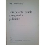 Virgil Ramureanu - Competenta penala a organelor judiciare (Editia: 1980)