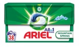 Detergent de rufe capsule Ariel Mountain Spring, 38 spalari