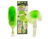 Pamatuf Rotativ Go Duster - Stergator Praf Electric, Baterii, 3 Capete, Curatare Rapida &amp; Eficienta