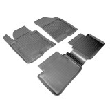 Set de 5 covorase cauciuc 3D stil tavita premium pentru Hyundai I30 2011-2017, Recambo