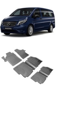 Set covorase cauciuc tip tavita Mercedes Vito W447 2014-2020 Randul 1+2+3 foto