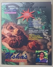 THE PERFECT PICKLE RECIPE BOOK , 1000 VARIETIES by USHA R. PRABAKARAN , 1998 foto