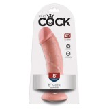 King Cock 8 Flesh Realistic Dildo