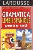 Gramatica limbii spaniole, Editura Niculescu, An 2001, Jean Chapron, 250 pagini