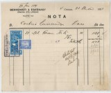 Romania, Bemvenisti &amp; Eskenasy, Nota 6, Craiova, 1931