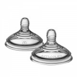 Tetine Advanced pentru biberon advanced cu sistem de ventilatie Flux Mediu Tommee Tippee