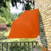 VidaXL Copertină laterală pliabilă de balcon, cărămiziu, 140x140 cm 41581