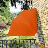 VidaXL Copertină laterală pliabilă de balcon, cărămiziu, 140x140 cm