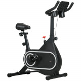 Cumpara ieftin SPORTNOW Bicicleta pentru exercitii fizice, Bicicleta magnetica pentru ciclism in interior, ecran LCD, suport sticle/tableta