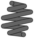 Arc spiral Renault Laguna 3 (Bt0/1) Tevema parte montare : Punte fata