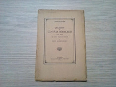 CULEGERE DE CANTARI BISERICESTI - I. Popescu-Pasarea -, 1940, 64 p. foto