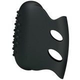 Fun Toys-Flirtation Steward Degetar Vibrant Negru-Silicon