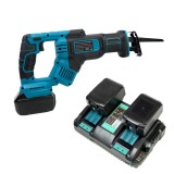 Kit Fierastrau electric alternativ PNI CSW100 cu 4 lame incluse si incarcator dual cu 2 acumulatori PNI DCH218 18V 5Ah