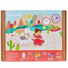 Jucarie Set creatie Jack In The Box, Llama, 6 in 1, Multicolor