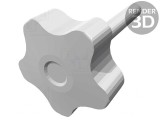 Buton de reglare M10, &Oslash;50mm, H32mm, L60mm