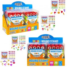 Accesorii craft, Stampilute rotunde, 20 buc/set - S-COOL foto
