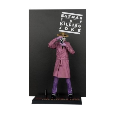 DC Multiverse McFarlane Cover Recreations Figurina articulata The Joker (Batman: The Killing Joke) (Gold Label) 18 cm