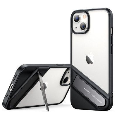 Husă Ugreen Fusion Kickstand IPhone 13 Hard Cover Cu Cadru De Gel și Suport Negru (90152) 6957303891528 foto