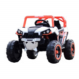 UTV electric pentru copii 2-5 ani, Kinderauto RSR, 60W 12V, echipare standard, portocaliu