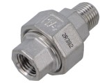 Conector dublu plat tată-mamă cu garnitură GEBO 6331-014 - Termo&icirc;mbinare eficientă