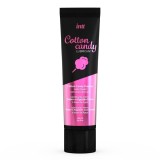 Lubrifiant Intt pe Baza de Apa, Aroma Vata de Zahar, 100 ml, Natural, Compatibil cu Jucarii Sexuale