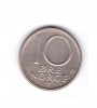 Moneda Norvegia 10 ore 1988, stare foarte buna, curata, Europa, Nichel