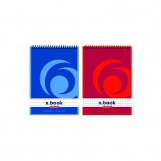 Bloc notes A7 50f spirala X-BOOK DR