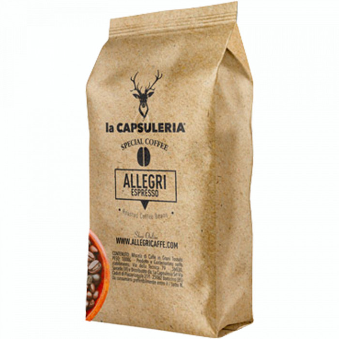 Cafea boabe Allegri Napoletano, Robusta, 6x1 KG, La Capsuleria