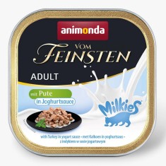 Animonda Vom Feinsten Adult Cat Milkies - curcan in sos de iaurt 100 g foto