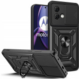 Husa Tech-Protect Camshield Pro pentru Motorola Moto G84 5G Negru, Carcasa