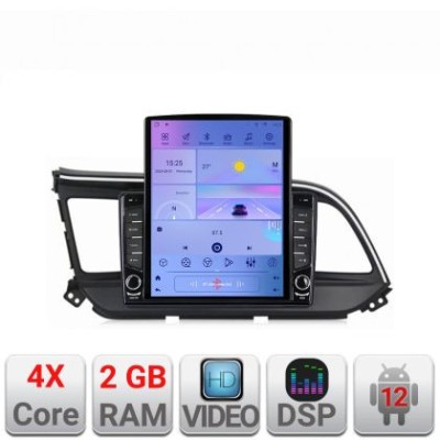Navigatie HHyundai Elantra 2018- K-1581 ecran tip TESLA 9.7&amp;quot; cu Android Radio Bluetooth Internet GPS WIFI 2+32 DSP Quad CarStore Technology foto