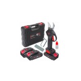 Foarfeca electrica pentru taiat crengi cu 2 x acumulatori 2 Ah, 30mm 20V, Red Technic