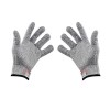 Manusi Anti-Taiere Profesionale Textil Poliester ELEFANT, Marime L, Gri/Alb, Manseta Elastica, Protectie Multipla: Auto, Constructii, Agricultura