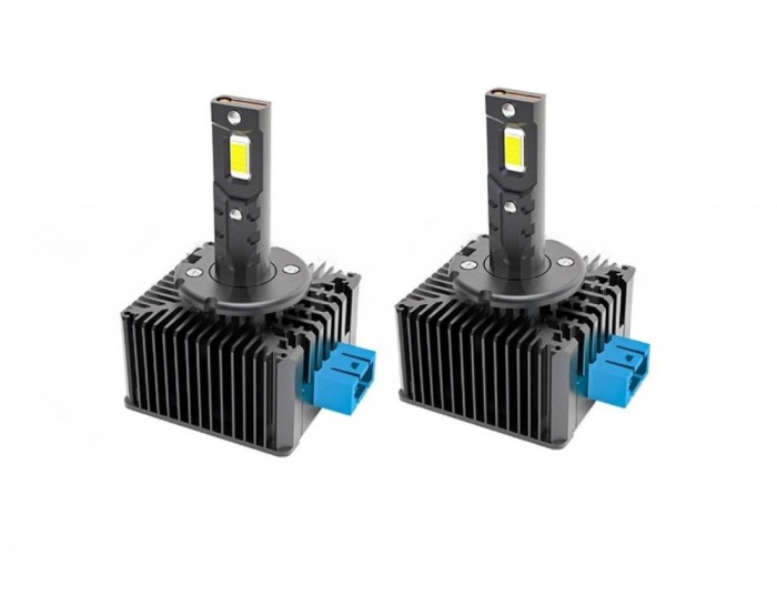 Set 2 becuri LED CanBus D8S 50W 9000lm/bec 6000K