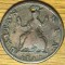 Marea Britanie medievala -moneda de colectie- 1 farthing 1737 -George II (seria cu primul bust)