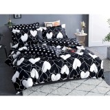 Cumpara ieftin Lenjerie de Pat 4 Piese - Bumbac Satinat - SUZ123