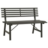 Cumpara ieftin Banca de gradina, negru, 110 cm, otel