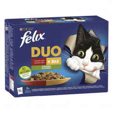 FELIX Fantastic DUO pliculețe, selecție delicioasă cu legume în gelatină 12 x 85 g