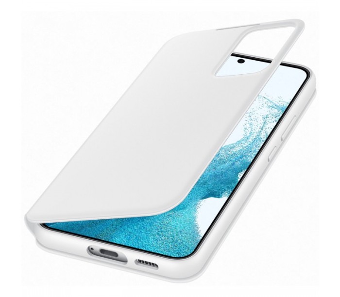 Galaxy S22 Plus; Smart Clear View Cover; White &quot;EF-ZS906CWEGEE&quot;