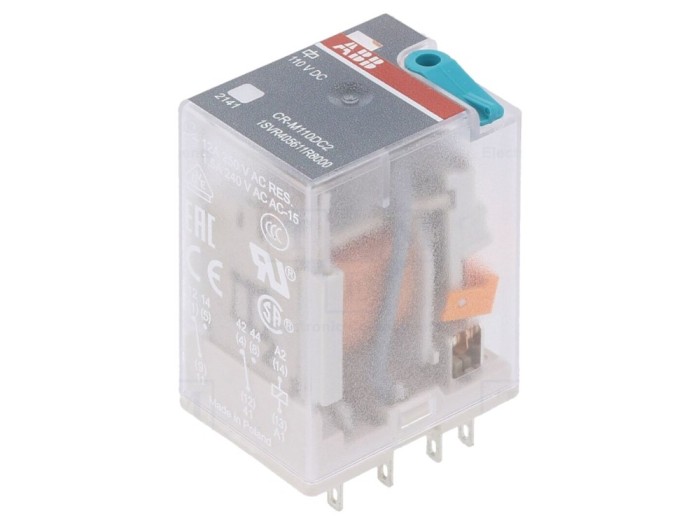 Releu electromagnetic DPDT 110VDC