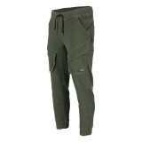 Pantalon Elastic Cu Snur Si Mansete / Kaki - 2xl