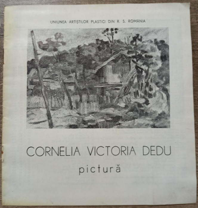 Program expozitie Cornelia Victoria Dedu 1986