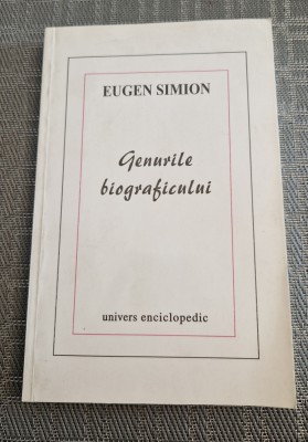 Genurile biograficului Eugen Simion foto